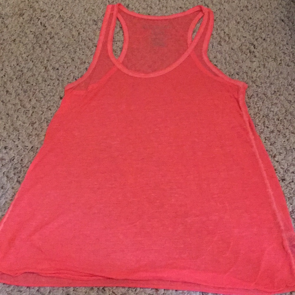 Bright Pink Racerback Tank Top